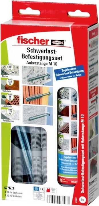 Actual product image Fischer Schwerlastbef.Set 300 T SBS Set M10 (6 pcs.)