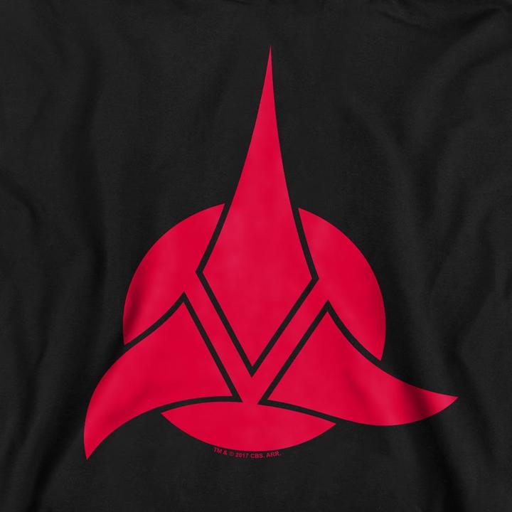 Actual product image Unisex Adult Klingon Logo Sweatshirt (XL)