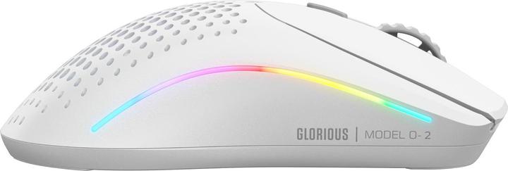 Actual product image Glorious Model O 2 Mini Wireless Gaming Mouse, White (Matte) (Cable, Wireless)