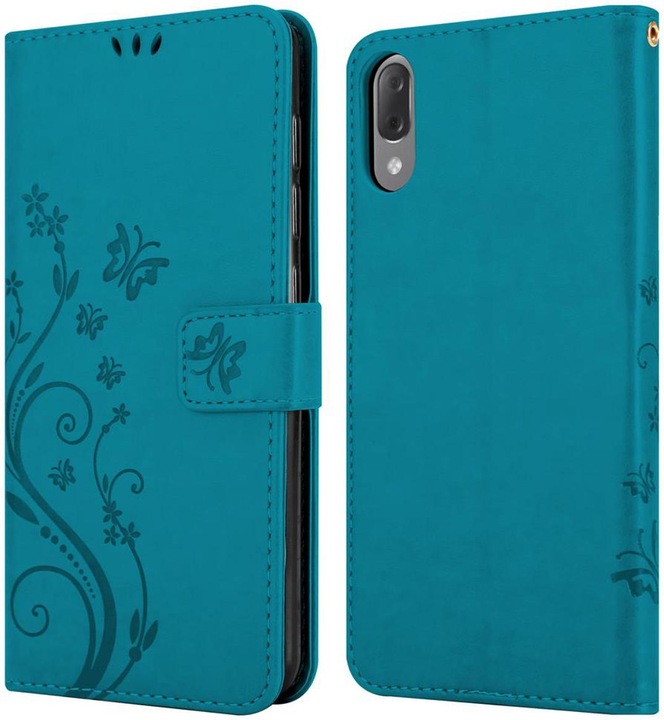 Actual product image Cadorabo Flower Book Cover (Sony Xperia L3)