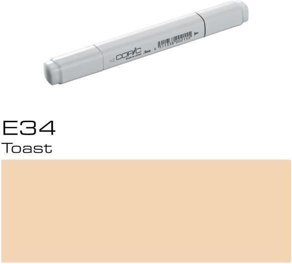 Actual product image Copic Graphic marker Classic type E - 34 (E34 - Toast, 1 x)