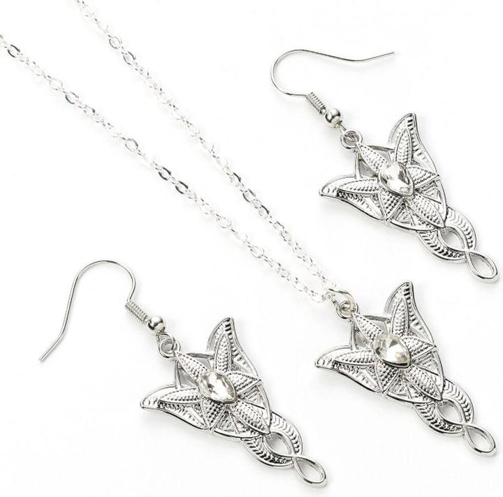 Immagine prodotto Collana e Orecchini Il Signore degli Anelli Evenstar (Lega di zinco)