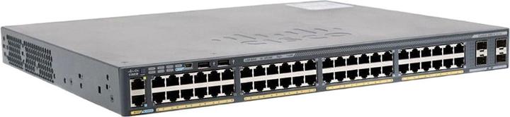 Productafbeelding Cisco Schakelaar/Kat 2960-X 48GigE 740W 4x1G SFP (52 ports)
