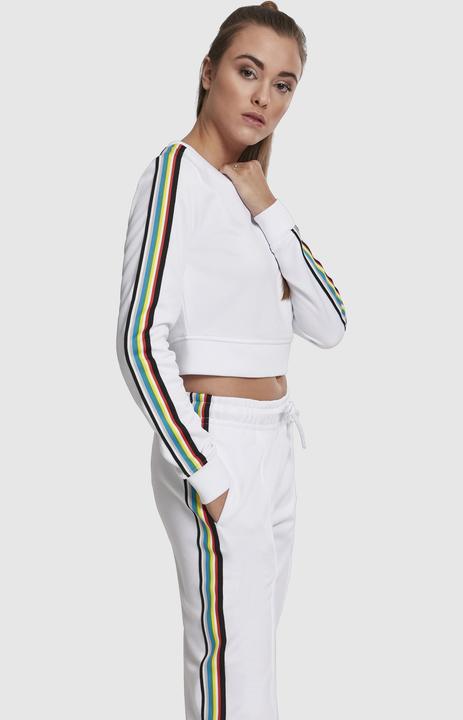 Produktbild Urban Classics Ladies Multicolor Taped Sleeve Crewneck (S)