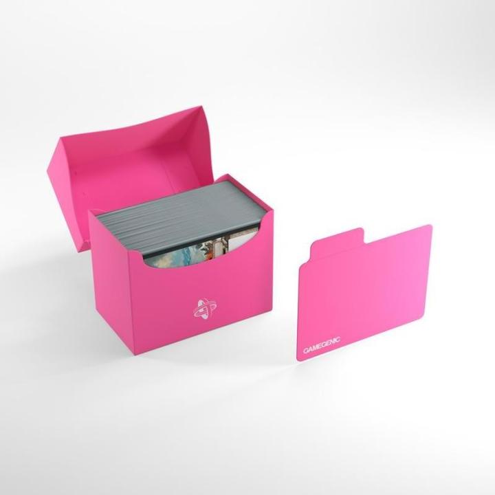 Actual product image Gamegenic GGS25050ML - Side Holder 80+ Pink Card Box