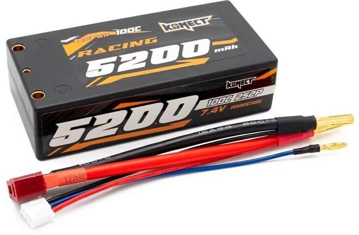 Konect RC-Akku LiPo 5200 mAh 7.4 V 100C 2S2P (7.40 V, 5200 mAh)