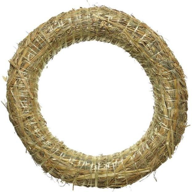 Everlands, Weihnachtsdeko, Dekokranz - aus Stroh - Ø = ca. 30 cm