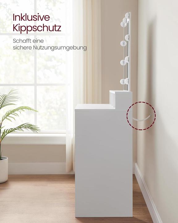 Image du produit Songmics Coiffeuse (80 x 40 x 145 cm)