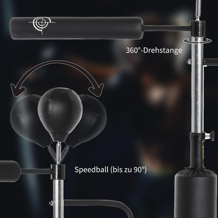 Actual product image Homcom 3-in-1 boxing stand with 2 speed balls (88 cm, 11.50 kg)