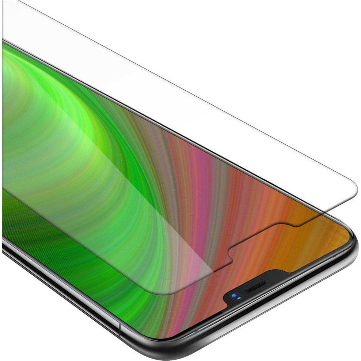 Cadorabo Displayschutzglas (1 Stück, Vivo X21), Smartphone Schutzfolie, Transparent