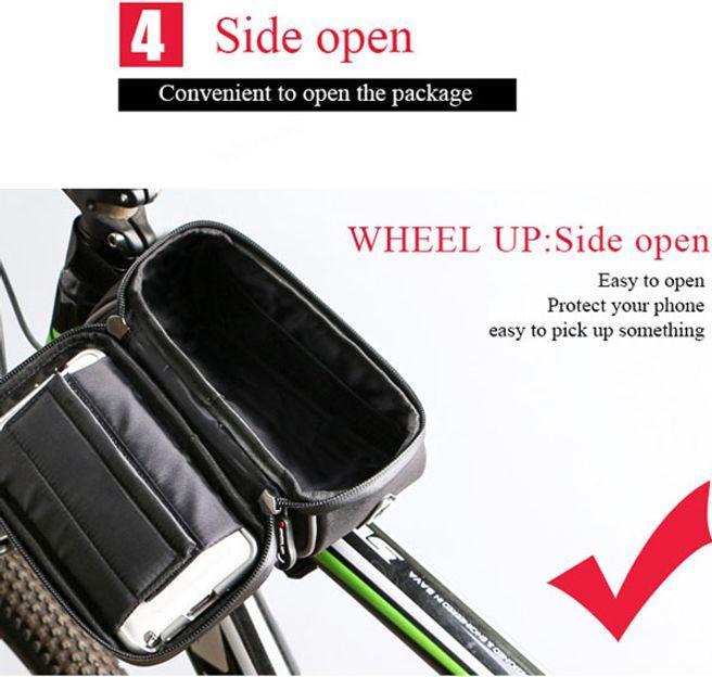 Immagine prodotto Wheel Up Supporto per bicicletta per telefoni cellulari fino a 6 pollici