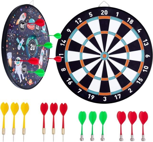 Produktbild Longfield Darts Magnetische Dartscheibe doppelseitig - Space