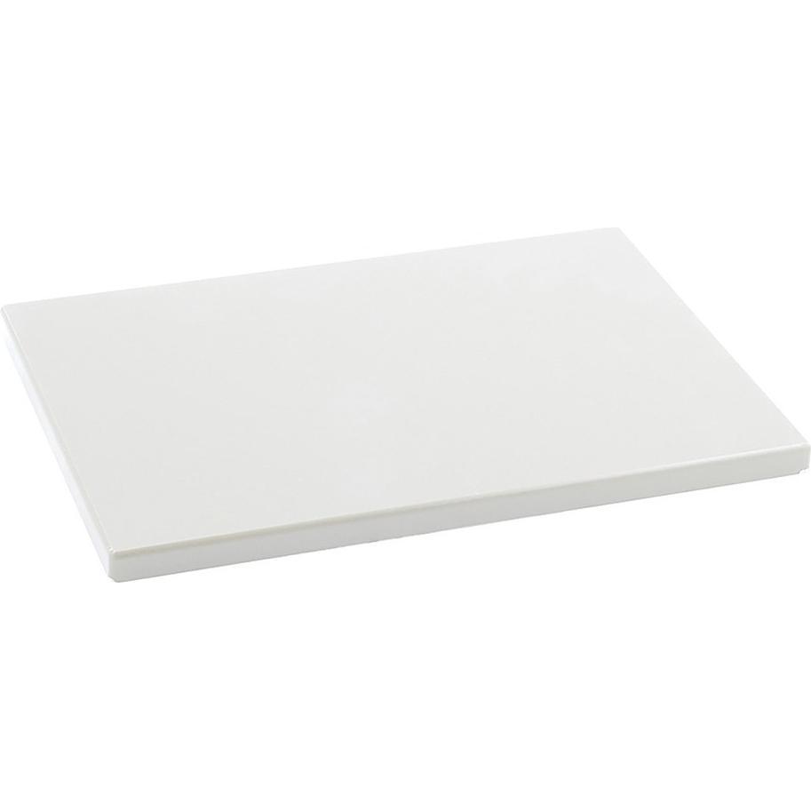 Metaltex Polyethylene cutting board, white, 33 x 23 x 1.5 cm, Tagliere, Bianco