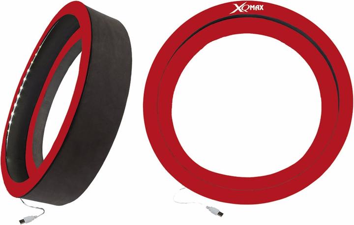 XQ Max LED Hoop Dartbard Surround Beleuchtung, Rot