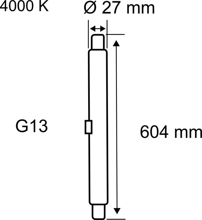 Produktbild Paulmann T8 Röhre EVG G13 (G13, 11 W, 1200 lm, 1 x, F)