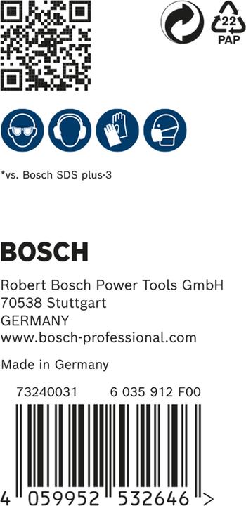 Actual product image Bosch Professional Zubehör Expert SDS plus-7X hammer drill, 6 x 100 x 165 mm,50 pcs. (6 mm)