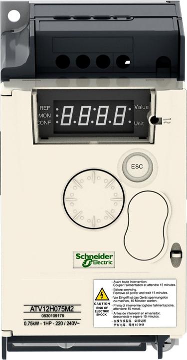 Produktbild Schneider Electric Frequenzumrichter 0,75KW 240V 1-phasig