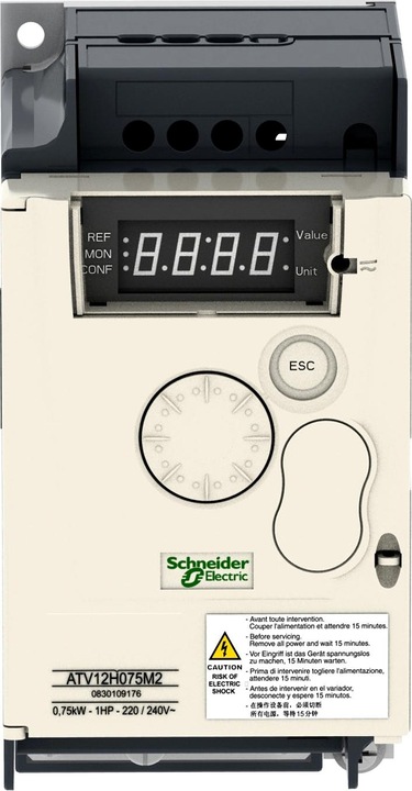 Produktbild Schneider Electric Frequenzumrichter 0,75KW 240V 1-phasig