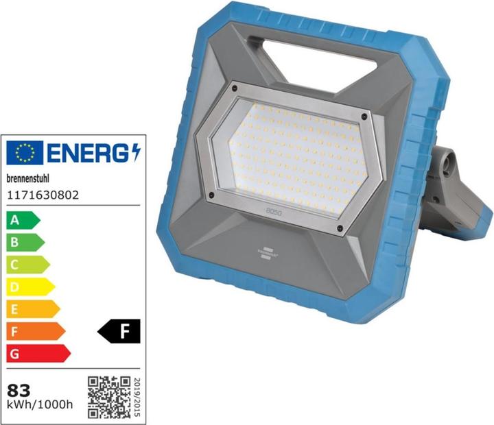 Productafbeelding Brennenstuhl Mob LED Hybrid Spotlight BS 8050 MH Hybrid, Bosch System, 7900lm, IP55 (7900 lm)