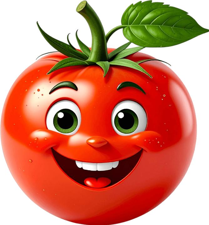 Image du produit Bügelbilder Image à repasser Visage de tomate (1 pcs, 15 x 15 cm)