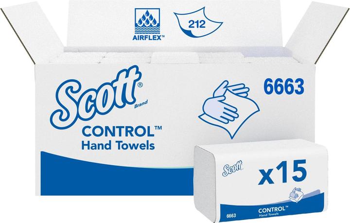 Produktbild Kimberly-Clark SCOTT®-Performence Handtücher Interfold, weiss, 3180 Tücher (1 x)