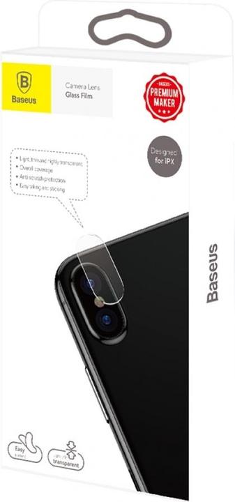 Actual product image Baseus Camera Glass (1 pcs., Apple iPhone X)