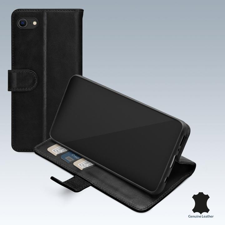 Image du produit Mobilize Portefeuille en cuir (Apple iPhone 8, Apple iPhone 7, Apple iPhone 6, Apple iPhone 6s, Apple iPhone SE (2ème génération), Apple iPhone SE (3ème génération))