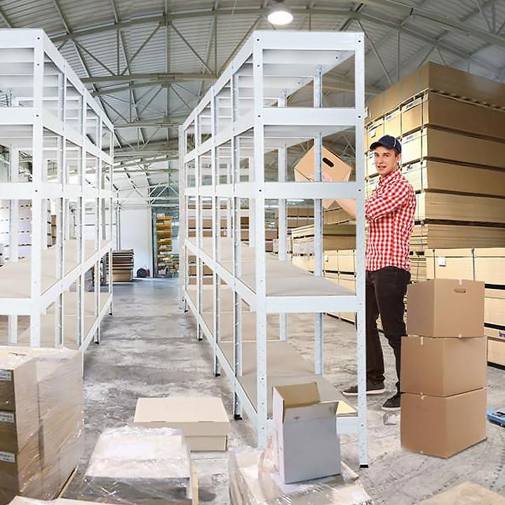 Produktbild Certeo Schwerlastregal | HxBxT: 220 x 90 x 30 cm | Traglast pro Fachboden 175 kg | Verzinkt |