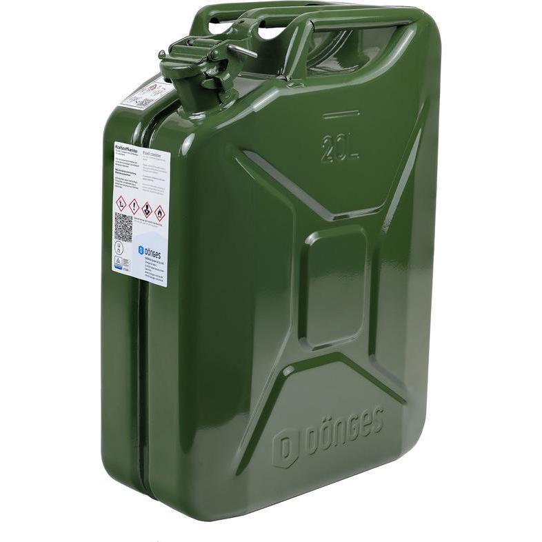 Dönges, Garagenausstattung, Stahlblech-Benzinkanister, 20 l, oliv
