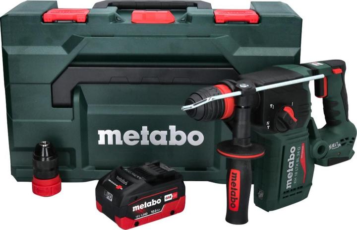 Immagine prodotto Metabo KH 18 LTX BL 24 Q Batteria combinata martello 18 V 2.2 J + 1x batteria 10.0 Ah + metaBOX - senza (Batteria ricaricabile)