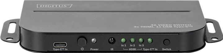 Image du produit Digitus Commutateur vidéo 4K 3x HDMI 1x USB Type-C
