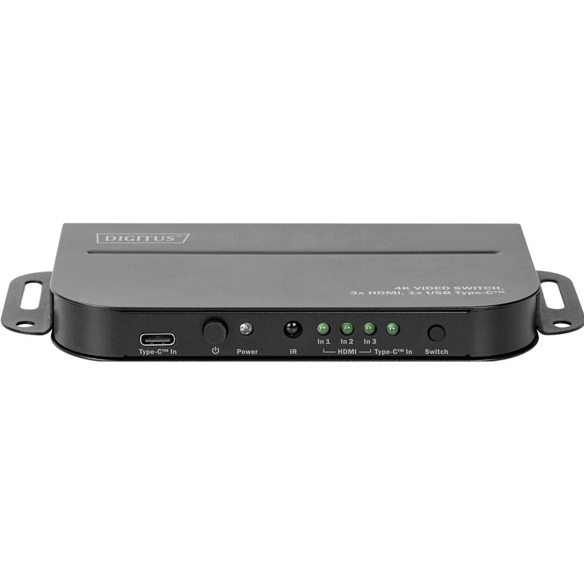 Thumbnail - Digitus 4K Video Switch 3x HDMI 1x USB Type-C, Switch Box