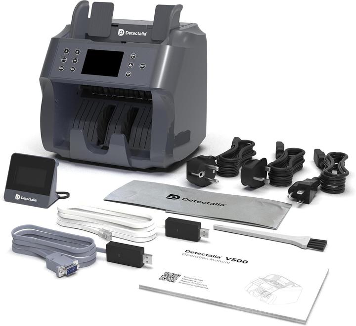 Actual product image Detectalia V500 Professional Mixed Banknote Counter with Value Function (Bank note counter)