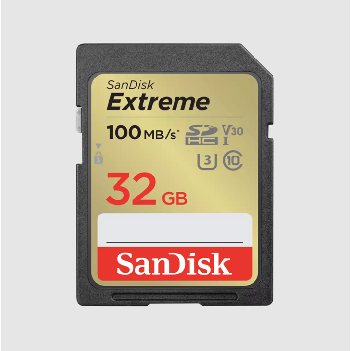 Actual product image SanDisk Extreme (32 GB, SDHC, U3, UHS-I)