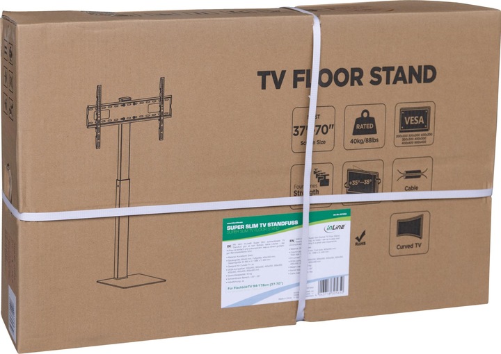 Actual product image InLine TV-Standfuss (Universal, 70", 40 kg)