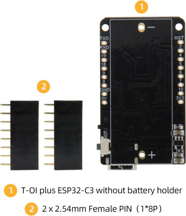 Immagine prodotto Lilygo TTGO T-OI Plus Scheda di sviluppo ESP32-C3 CH9102F