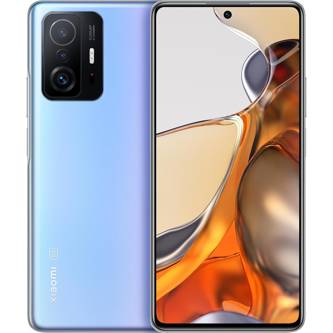 Xiaomi 11T Pro (256 GB, Celestial Blue, 6.67", Dual SIM, 5G), Smartphone, Blau