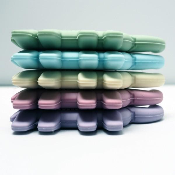 Actual product image Milkii Silicone teething ring elephant, Dusty Green