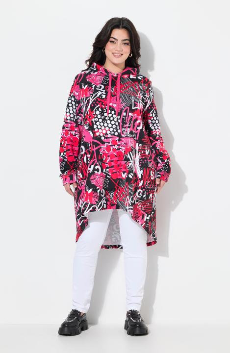 Actual product image Angel of Style Long-Hoodie, A-Linie, Sweater, Patchprint, Kapuze (50, 52)