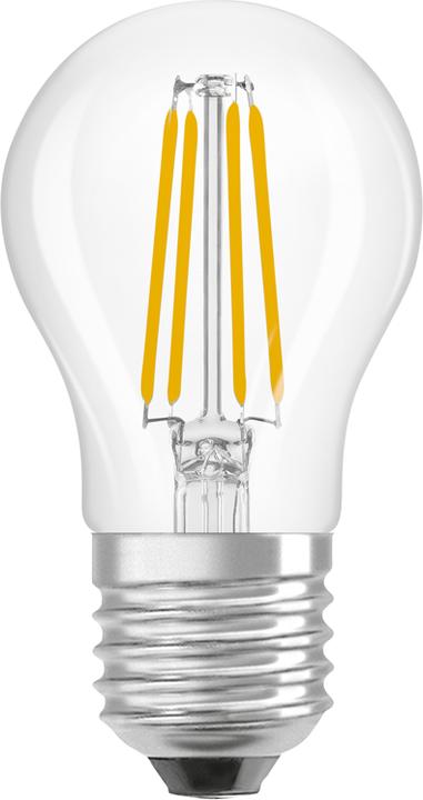 Actual product image Osram LED Superstar Classic P 40 Filament DIM 3.4W 840 Clear E27 (E27, 470 lm, 6 x)
