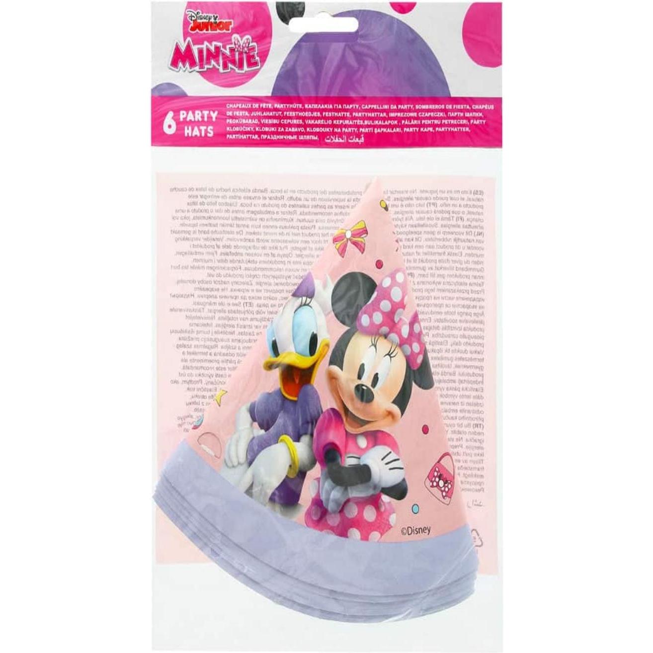 GoDan Czapeczki papierowe Minnie i Daisy Junior 6szt.