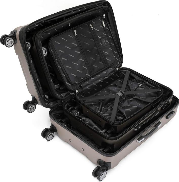 Produktbild Beibye 3 TLG. Reisekofferset Champagner (40 l)