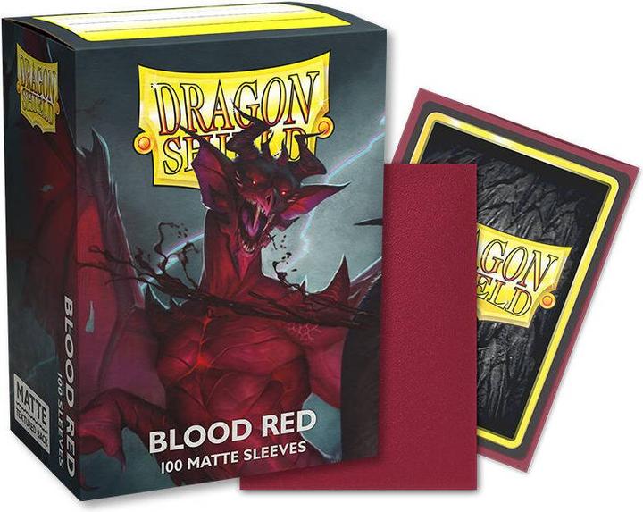 Produktbild Arcane Tinman Standard Sleeves - Matte Blood Red 'Simurag' (100 Units)