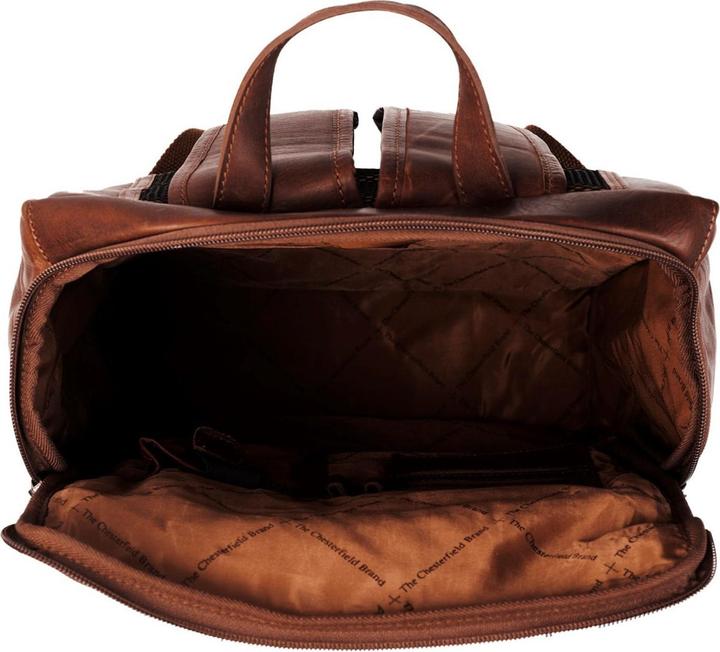 Produktbild Chesterfield Rich Leren Laptop Rugtas - 15,4 inch - Bruin (19 l)