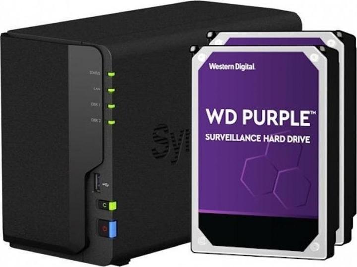 Actual product image Synology DS220+ (2 x 3 TB, WD Purple)