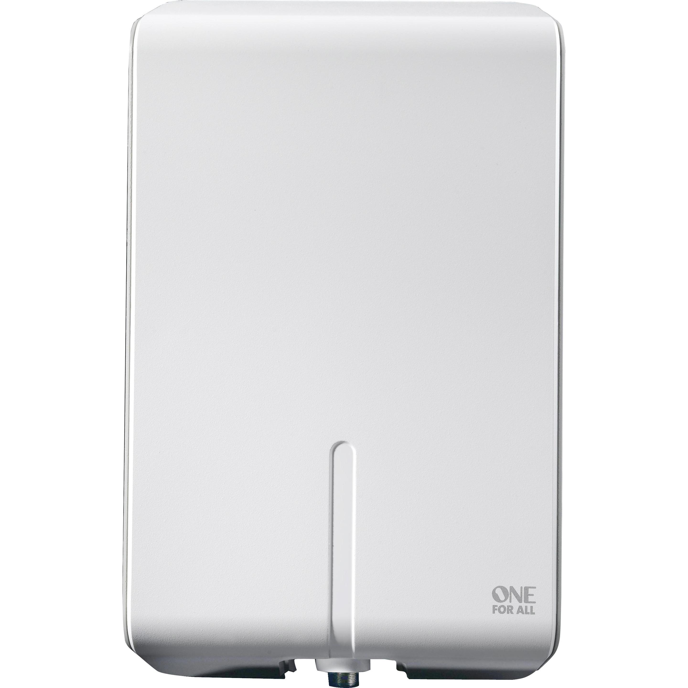 One for All DVB-T FHD Outdoor SV-9455 (Antenna piatta, DAB/ DAB+, DVB-T / -T2), Parabola + Antenna, Bianco