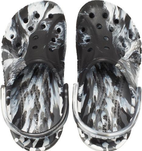 Actual product image Crocs K's Baya Marbled Clog (30)