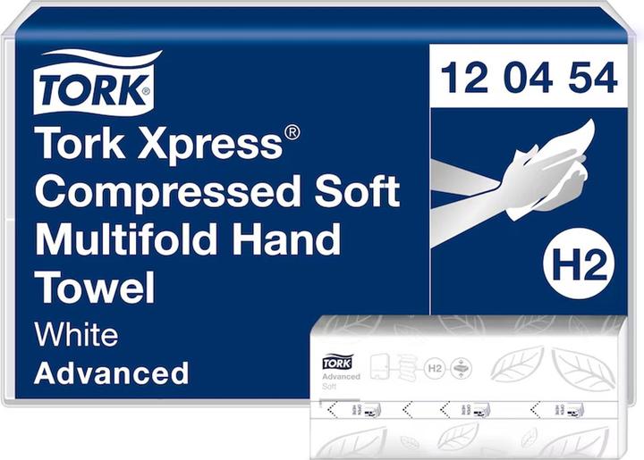 Produktbild Tork Papierhandtücher 120454 H2 Advanced Zick-Zack-Falzung 2-lagig 2.400 Tücher (12x)