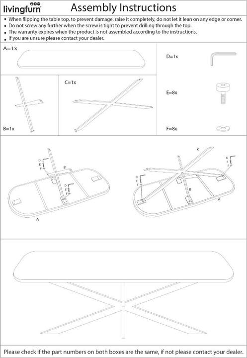 Image du produit Livingfurn Jesper (230 x 105 x 76 cm)