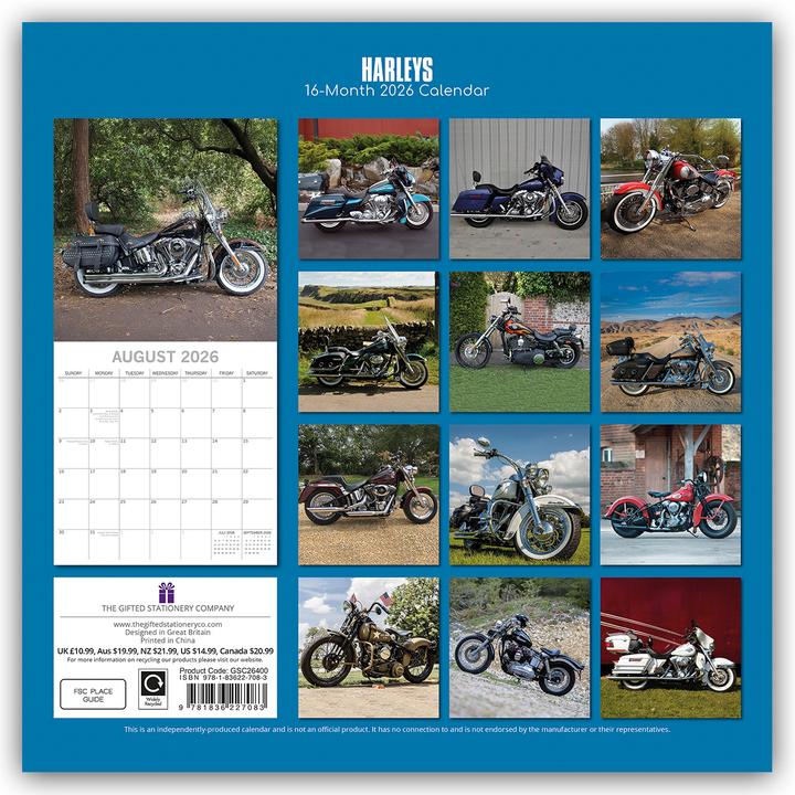 Produktbild The Gifted Stationery Co. Ltd:Harleys - (30,5 x 30,5 cm)